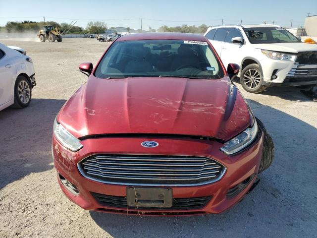 3FA6P0G73GR354863 - 2016 FORD FUSION S RED photo 5