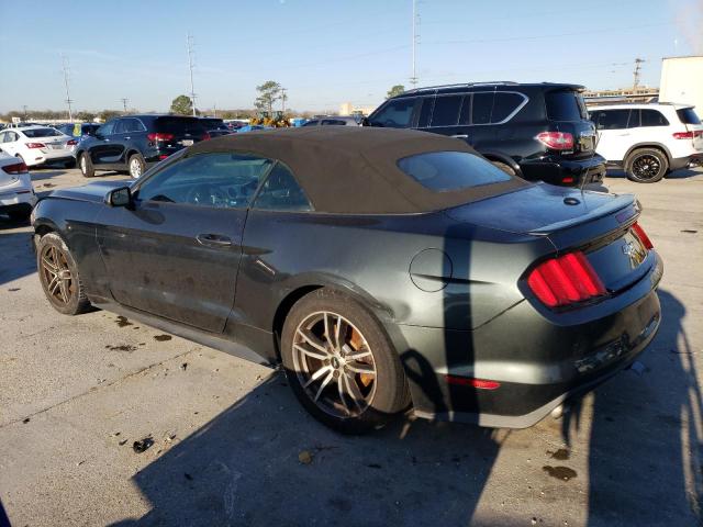 1FATP8UH9F5419005 - 2015 FORD MUSTANG GREEN photo 2