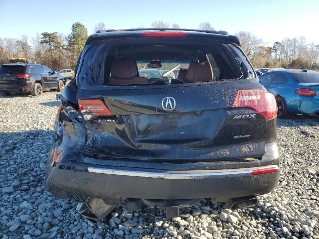 2HNYD2H64CH506534 - 2012 ACURA MDX ADVANCE BLACK photo 6