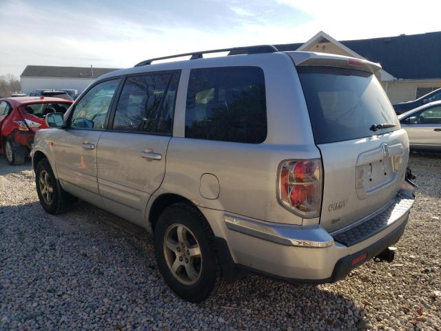 5FNYF18507B000261 - 2007 HONDA PILOT EXL SILVER photo 2