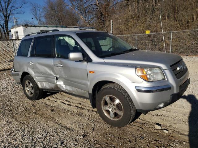 5FNYF18507B000261 - 2007 HONDA PILOT EXL SILVER photo 4