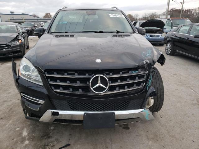 4JGDA5HB3CA018617 - 2012 MERCEDES-BENZ ML 350 4MATIC BLACK photo 5