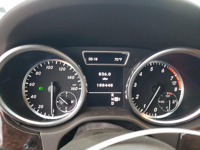 4JGDA5HB3CA018617 - 2012 MERCEDES-BENZ ML 350 4MATIC BLACK photo 9