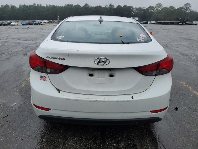 5NPDH4AE3GH764045 - 2016 HYUNDAI ELANTRA SE WHITE photo 6