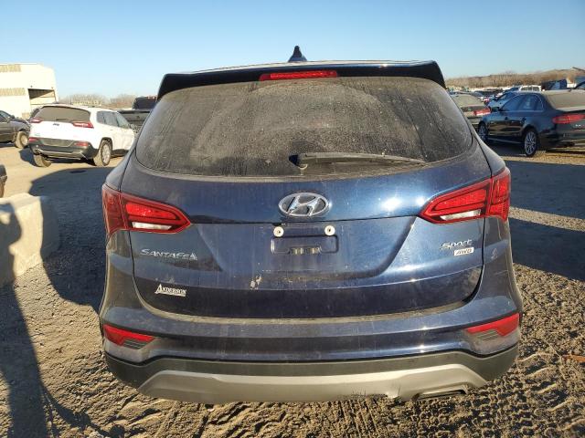 5XYZTDLBXHG441790 - 2017 HYUNDAI SANTA FE S BLUE photo 6