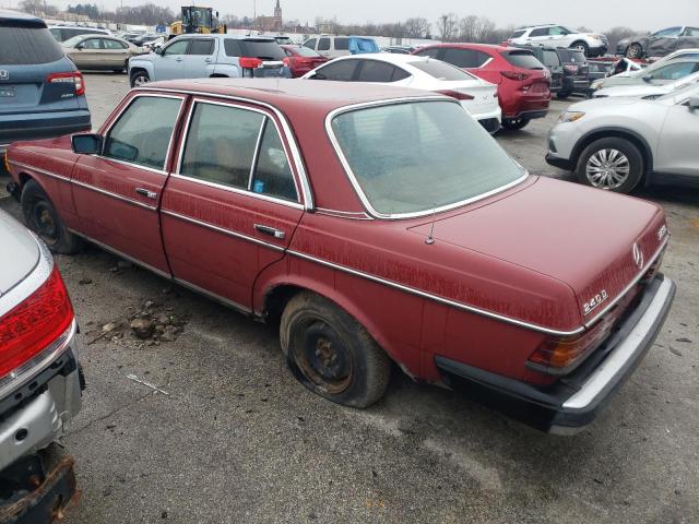 12312312104123 - 1979 MERCEDES-BENZ 240 D RED photo 2