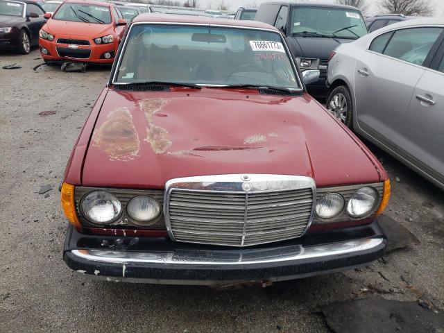 12312312104123 - 1979 MERCEDES-BENZ 240 D RED photo 5