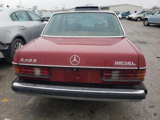 12312312104123 - 1979 MERCEDES-BENZ 240 D RED photo 6