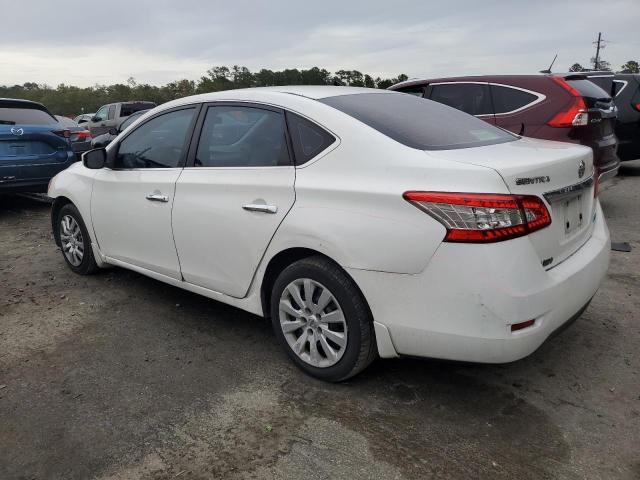 3N1AB7AP3DL630867 - 2013 NISSAN SENTRA S WHITE photo 2