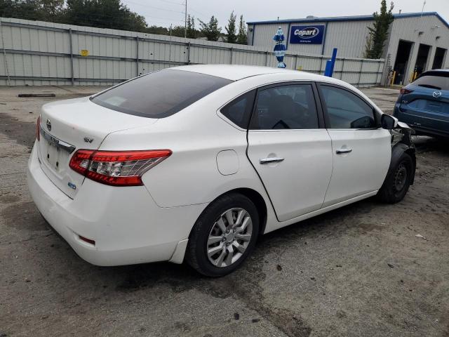 3N1AB7AP3DL630867 - 2013 NISSAN SENTRA S WHITE photo 3