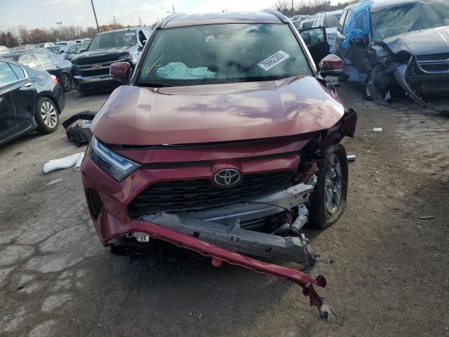 2T3P1RFV8NW300407 - 2022 TOYOTA RAV4 XLE RED photo 5