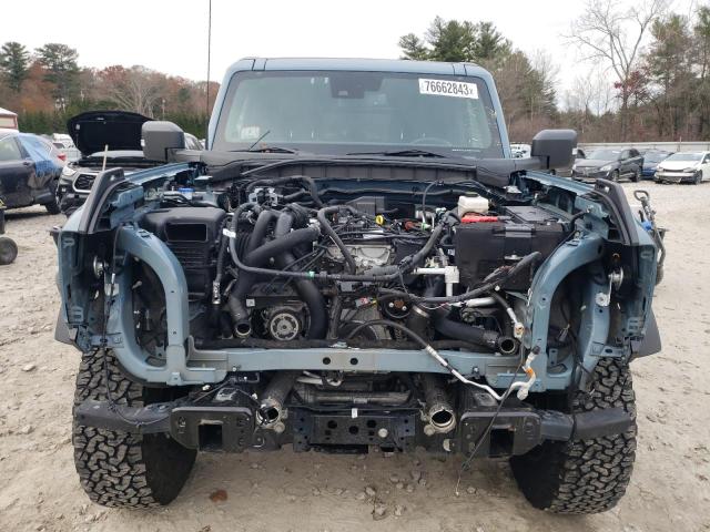 1FMEE5DH9NLA70179 - 2022 FORD BRONCO BASE BLUE photo 5