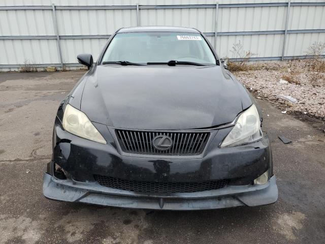 JTHCK262792031919 - 2009 LEXUS IS 250 BLACK photo 5