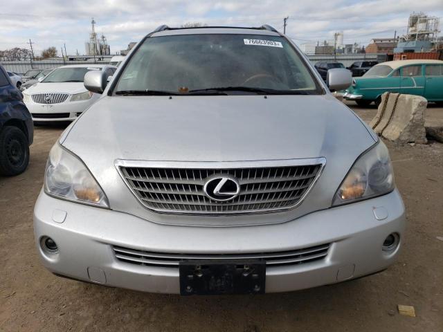 JTJHW31U882047763 - 2008 LEXUS RX 400H SILVER photo 5