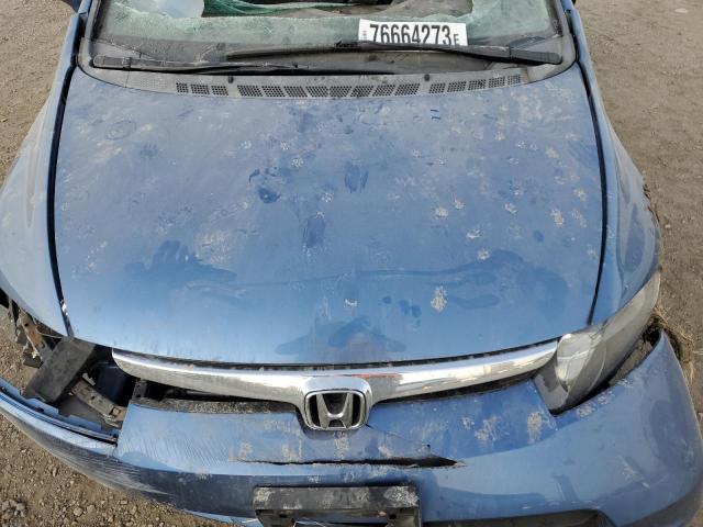 1HGFA16518L107781 - 2008 HONDA CIVIC LX BLUE photo 11