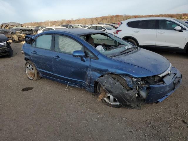 1HGFA16518L107781 - 2008 HONDA CIVIC LX BLUE photo 4