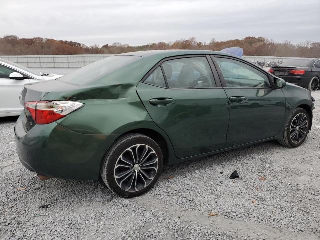 2T1BURHE3EC133480 - 2014 TOYOTA COROLLA L GREEN photo 3