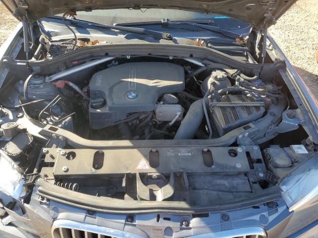 5UXWX9C59D0A20725 - 2013 BMW X3 XDRIVE28I GRAY photo 12