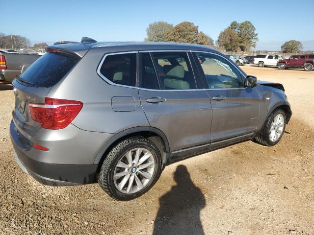 5UXWX9C59D0A20725 - 2013 BMW X3 XDRIVE28I GRAY photo 3