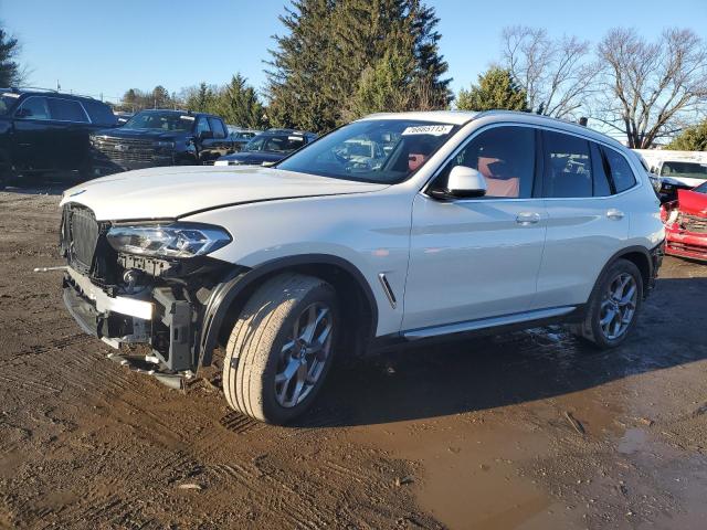 5UX53DP03P9R51176 - 2023 BMW X3 XDRIVE30I WHITE photo 1