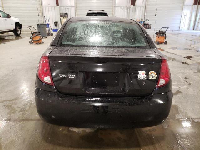 1G8AJ52F65Z172319 - 2005 SATURN ION LEVEL 2 BLACK photo 6