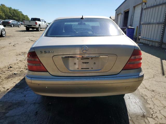 WDBNG75J32A242238 - 2002 MERCEDES-BENZ S 500 GOLD photo 6