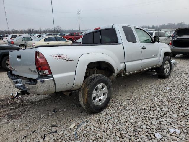 5TETU62N65Z140011 - 2005 TOYOTA TACOMA PRERUNNER ACCESS CAB SILVER photo 3