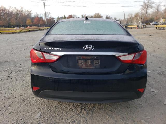 5NPEB4AC7EH900310 - 2014 HYUNDAI SONATA GLS BLACK photo 6