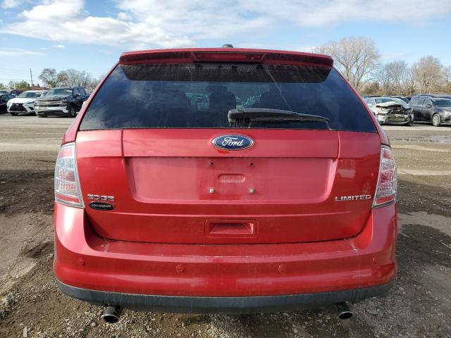 2FMDK3KC0ABA01696 - 2010 FORD EDGE LIMITED RED photo 6