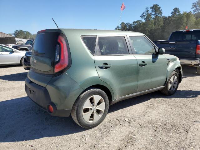 KNDJN2A26E7051146 - 2014 KIA SOUL GREEN photo 3