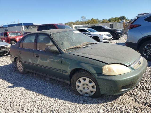 2HGEJ6615YH522010 - 2000 HONDA CIVIC BASE GREEN photo 4