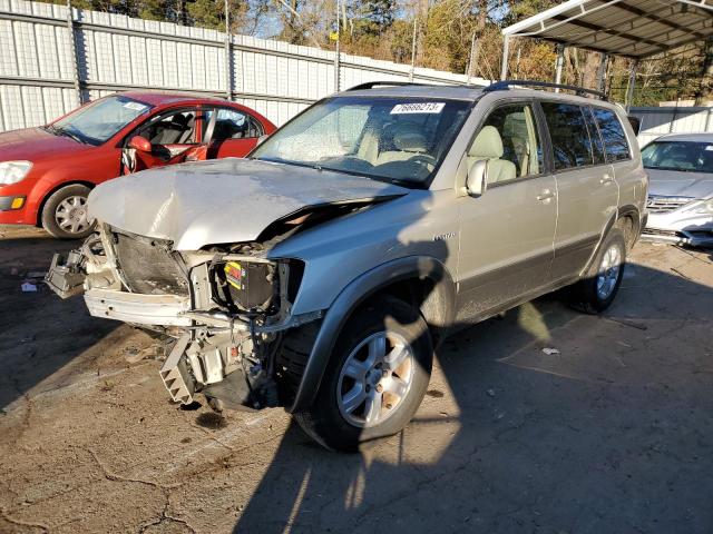 2002 TOYOTA HIGHLANDER LIMITED, 