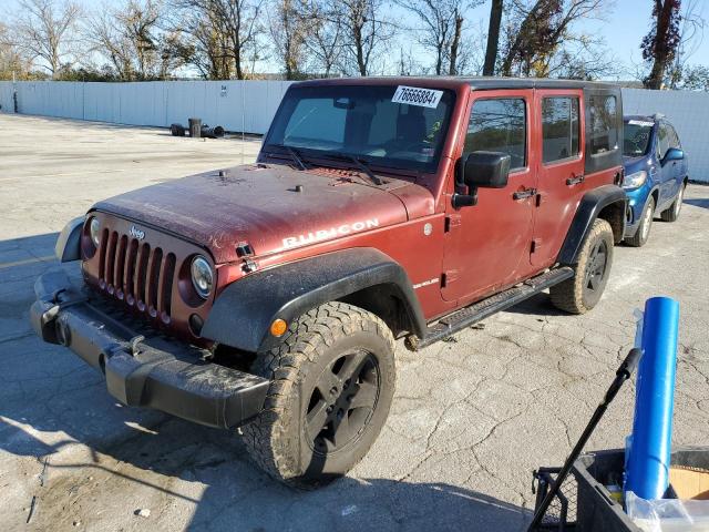 1J8GA69197L104711 - 2007 JEEP WRANGLER RUBICON MAROON photo 1