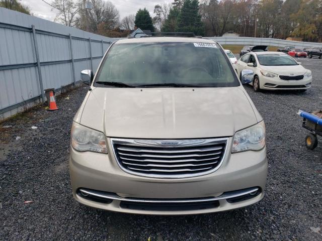 2C4RC1CGXCR255312 - 2012 CHRYSLER TOWN & COU TOURING L GOLD photo 5