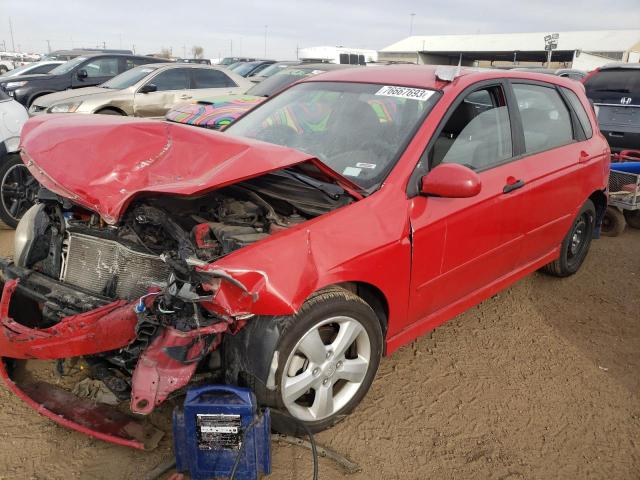 KNAFE161785019450 - 2008 KIA SPECTRA5 5 SX RED photo 1