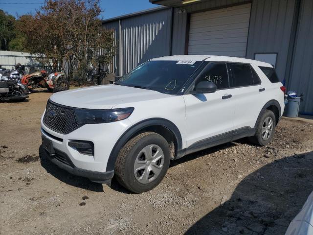 1FM5K8AB5MGC02369 - 2021 FORD EXPLORER POLICE INTERCEPTOR თეთრი ფოტო 1