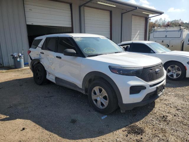 1FM5K8AB5MGC02369 - 2021 FORD EXPLORER POLICE INTERCEPTOR თეთრი ფოტო 4