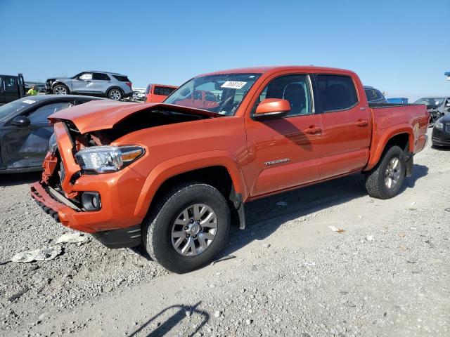 3TMCZ5AN7HM110983 - 2017 TOYOTA TACOMA DOUBLE CAB ORANGE photo 1