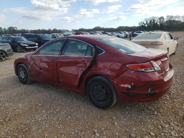 1YVHZ8BH2A5M45798 - 2010 MAZDA 6 I BURGUNDY photo 2