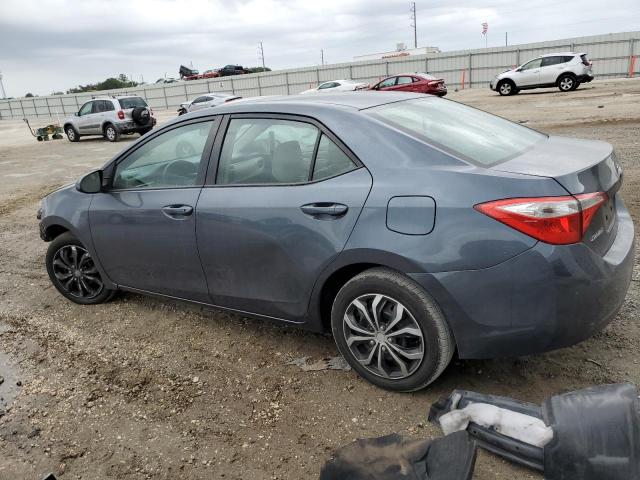 5YFBURHE0GP460082 - 2016 TOYOTA COROLLA L BLUE photo 2