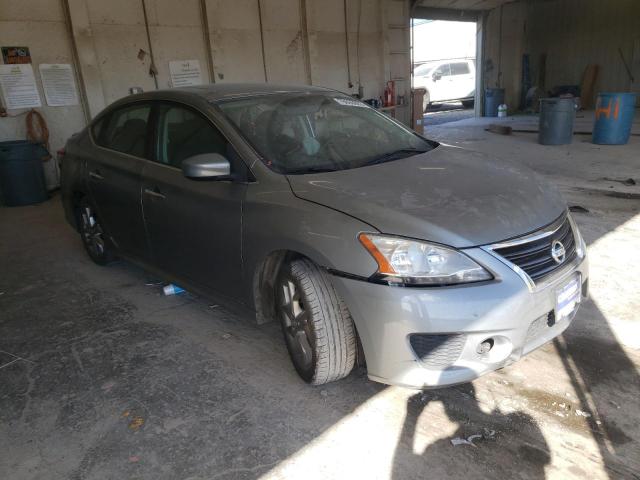 3N1AB7AP4EL646299 - 2014 NISSAN SENTRA S SILVER photo 4