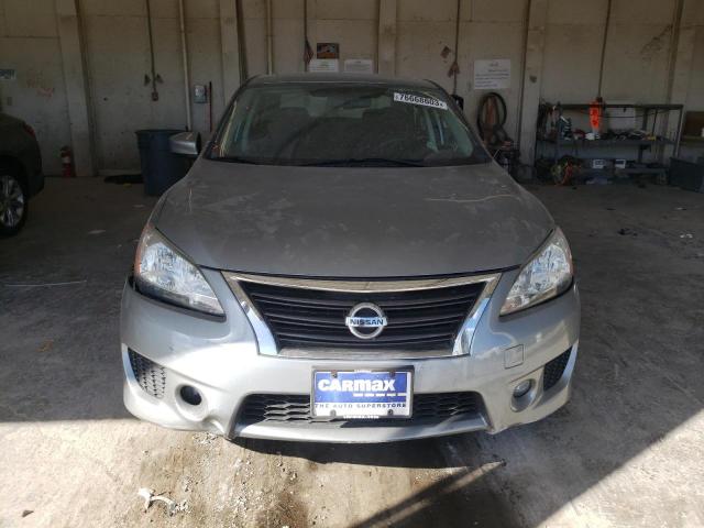 3N1AB7AP4EL646299 - 2014 NISSAN SENTRA S SILVER photo 5