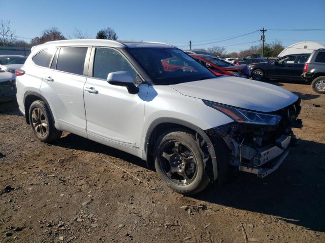 5TDABRCH4PS583250 - 2023 TOYOTA HIGHLANDER HYBRID BRONZE EDITION WHITE photo 4