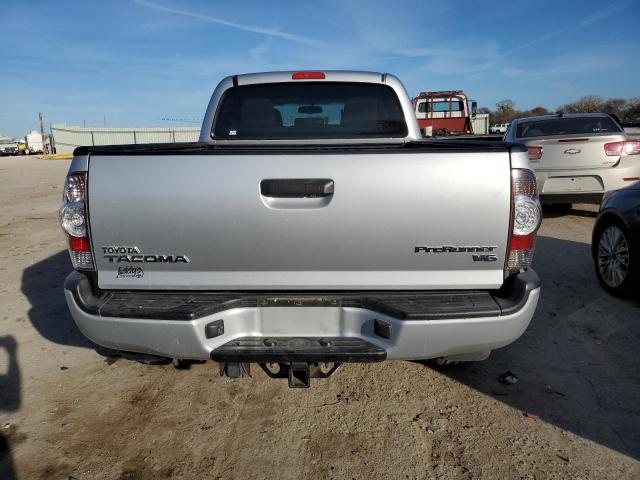 3TMKU4HN8DM036896 - 2013 TOYOTA TACOMA DOUBLE CAB PRERUNNER LONG BED SILVER photo 6