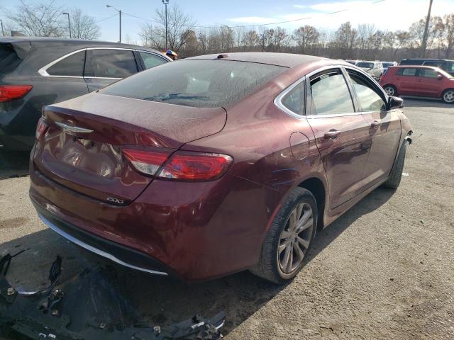 1C3CCCAB1FN746138 - 2015 CHRYSLER 200 LIMITED RED photo 3