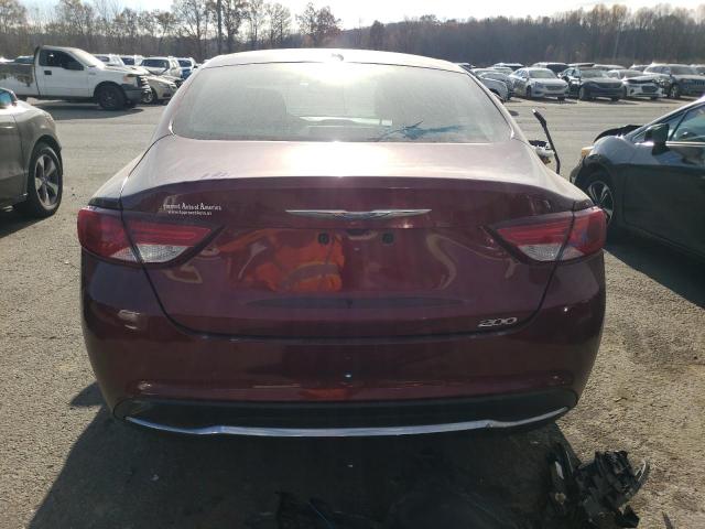 1C3CCCAB1FN746138 - 2015 CHRYSLER 200 LIMITED RED photo 6