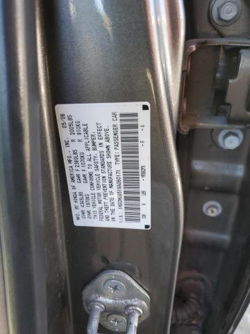 1HGCM66516A060171 - 2006 HONDA ACCORD EX CHARCOAL photo 12