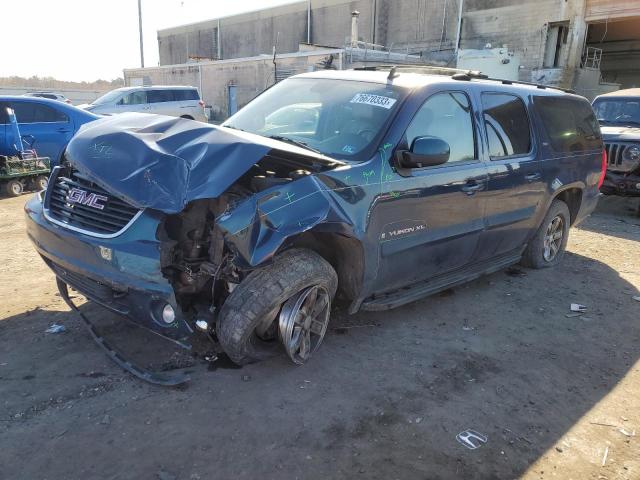 1GKFK16387J265558 - 2007 GMC YUKON XL K1500 BLUE photo 1