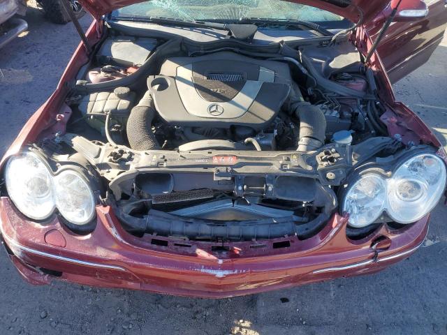 WDBTK56F77F233475 - 2007 MERCEDES-BENZ CLK 350 RED photo 11