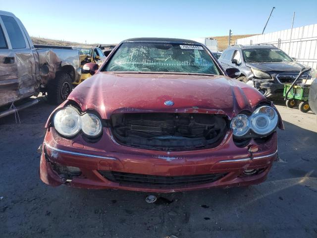 WDBTK56F77F233475 - 2007 MERCEDES-BENZ CLK 350 RED photo 5